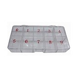 BF COSMETICS Empty Storage Case 10 box with numbers 