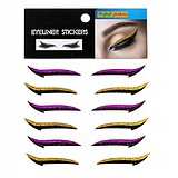 BF COSMETICS Eyeliner Stickers pink/gold 