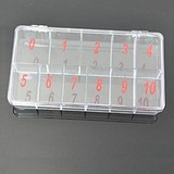 BF COSMETICS Empty Storage Case 11 box with number 