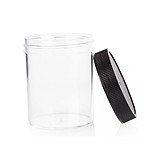 COASTAL SCENTS Sifter Round Jar Black 4 Ounce 