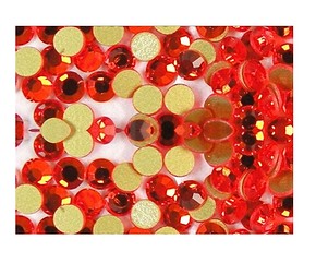 BF COSMETICS Orange-Red Crystals 2540 db NARANCSOS PIROS SZÍNŰ KÖVEK 1,9 mm - 2,9 mm között
