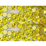 BF COSMETICS Lemon Yellow Crystals - 1730 db SÁRGA-CITROM SZÍNŰ KÖVEK 1,9 mm - 2,9 mm között