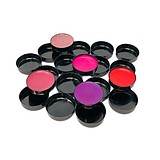 ZPalette Glossy Black Empty Mini Round Makeup Pans 10 Pcs - ÜRES FEKETE FÉMTÉGELYEK MÁGNESPALETTÁKBA 10 db/csomag  