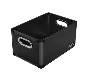 ANNDORA Storage Box Black - ALUMÍNIUM KOZMETIKAI TÁROLÓ 36x24x18,5 cm